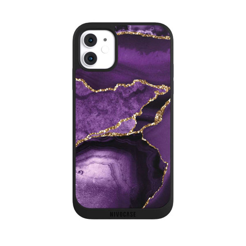 Apple iPhone 11 NIVOpure Lila Marmor Landschaft