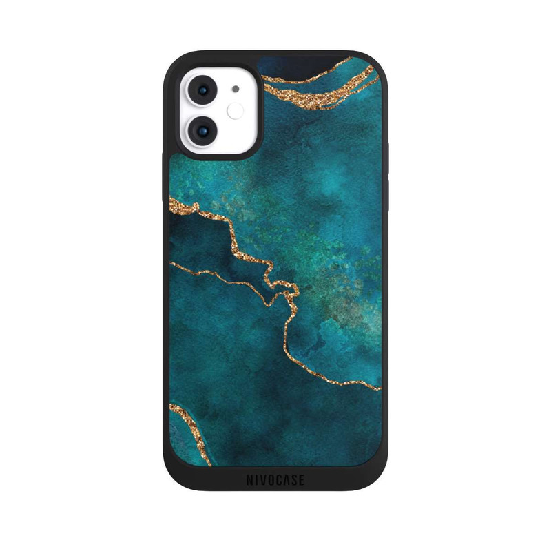 iPhone 11 NIVOpure Gemstone Glamour teal