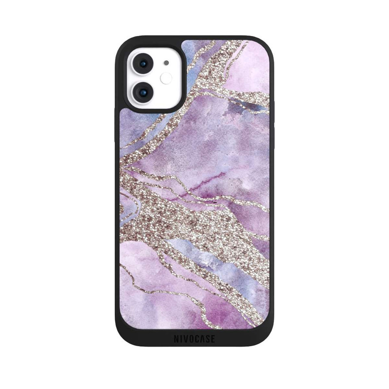 iPhone 11 NIVOpure Edelstein Pastell Lila