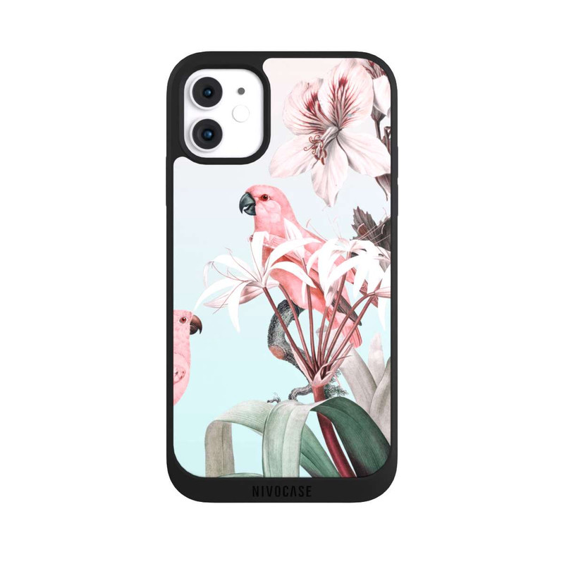 iPhone 11 NIVOpure Pastel Parrots Paradise