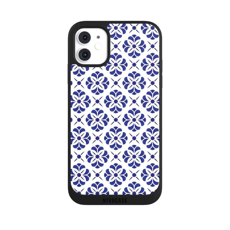 iPhone 11 NIVOpure Delft Blue pattern