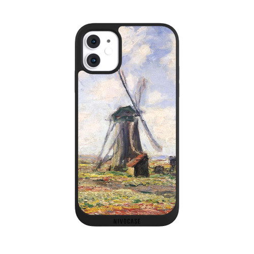 Apple iPhone 11 NIVOpure Tulip Fields with the Rijnsburg Windmil by Claude Monet