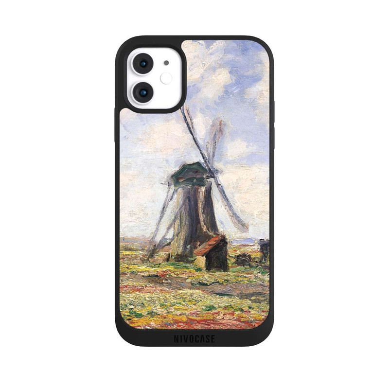 iPhone 11 NIVOpure Tulip Fields with the Rijnsburg Windmil by Claude Monet