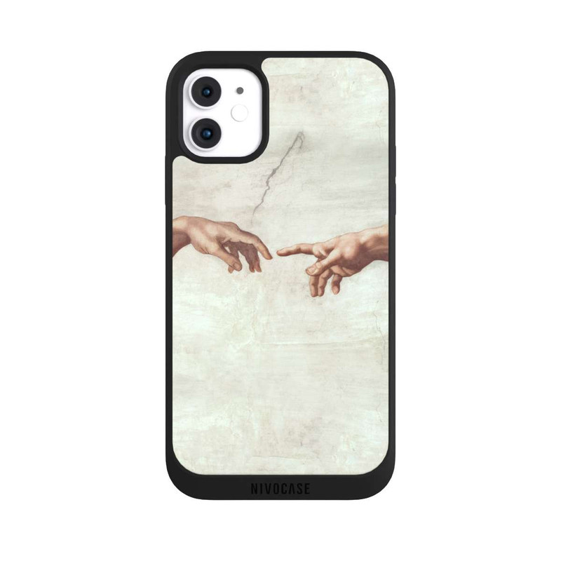 iPhone 11 NIVOpure Hands of God and Adam by Michelangelo Buonarroti