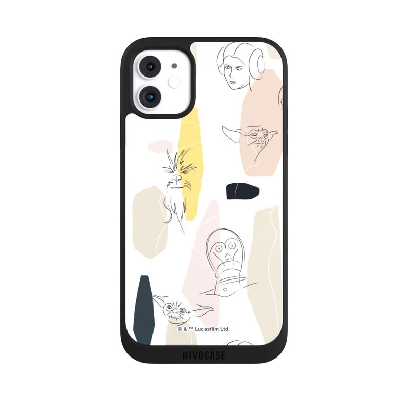 iPhone 11 NIVOpure Helle Seite Line Art