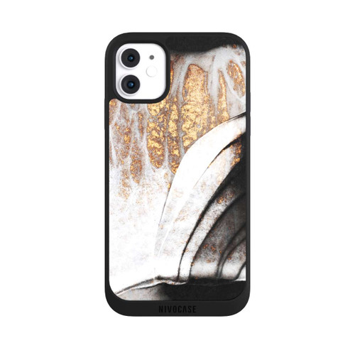 Apple iPhone 11 NIVOpure Schwarze und goldene Adern