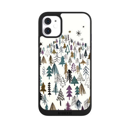 Apple iPhone 11 NIVOpure Bergbäume Wald Lila