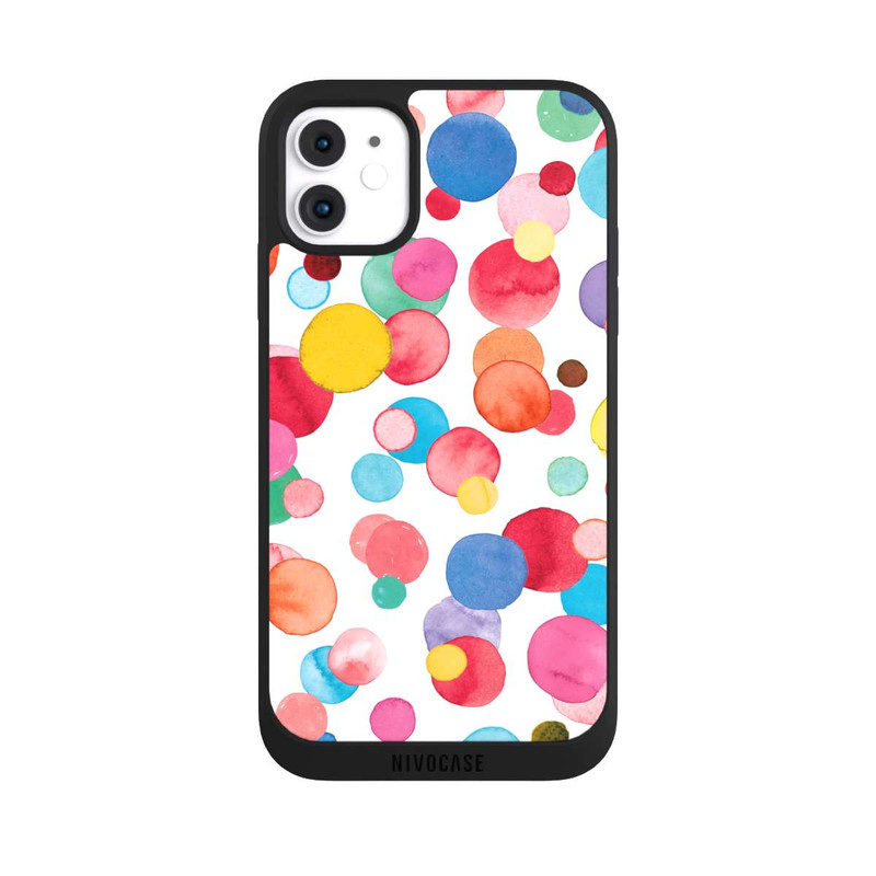 iPhone 11 NIVOpure Aquarelle à pois d’été