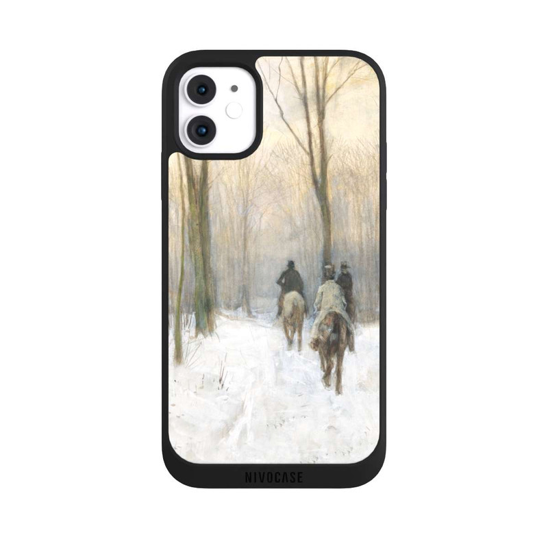 iPhone 11 NIVOpure Riders in the Snow in the Haagse Bos