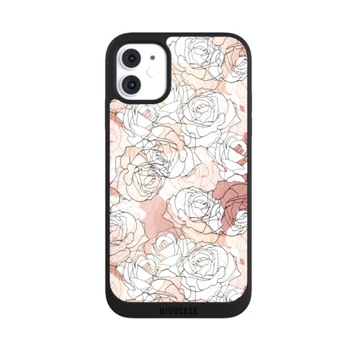 Apple iPhone 11 NIVOpure Blooming Roses Line Art
