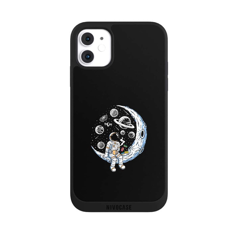 iPhone 11 NIVOpure Astronaut Drinking Coffee