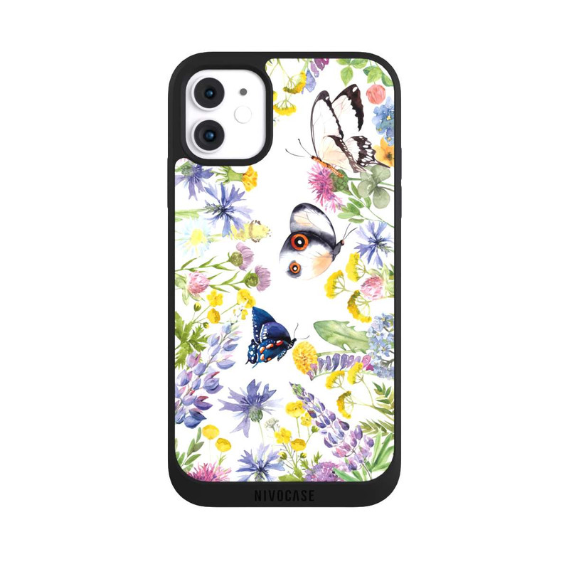 iPhone 11 NIVOpure Colourful Spring Flowers and Butterflies