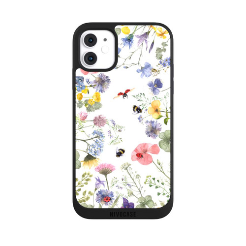 Apple iPhone 11 NIVOpure Bunte Frühlingsblumen und Bienen
