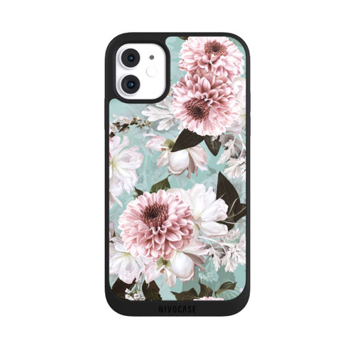 Apple iPhone 11 NIVOpure Blumentapete Barockblau