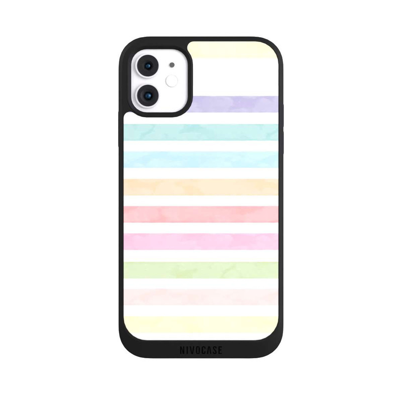 iPhone 11 NIVOpure Rainbow Colorful Stripes