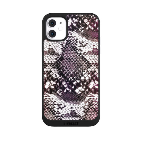 Apple iPhone 11 NIVOpure Burgundy Snake Skin Pattern