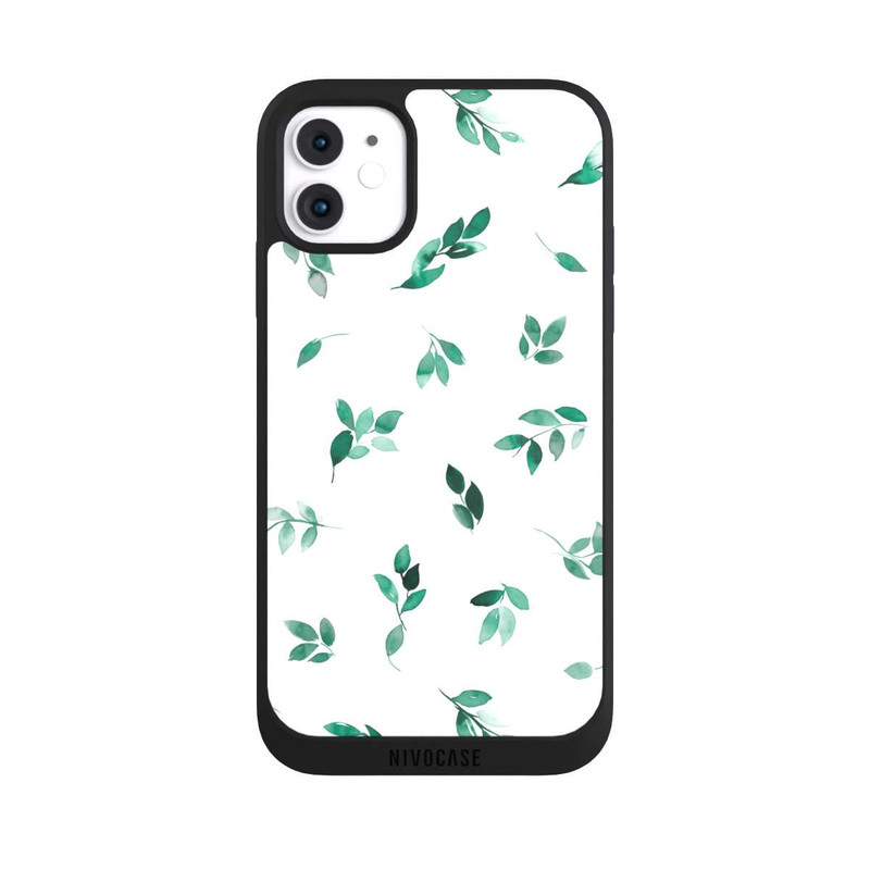 iPhone 11 NIVOpure Feuilles d'automne Eucalyptus vert