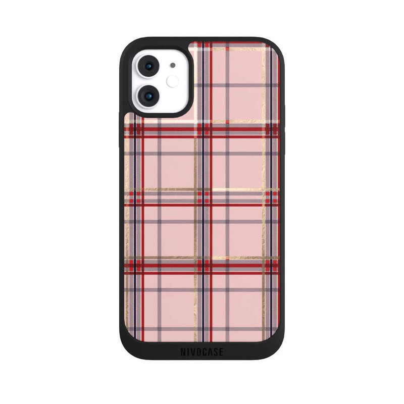 iPhone 11 NIVOpure TARTAN PINK