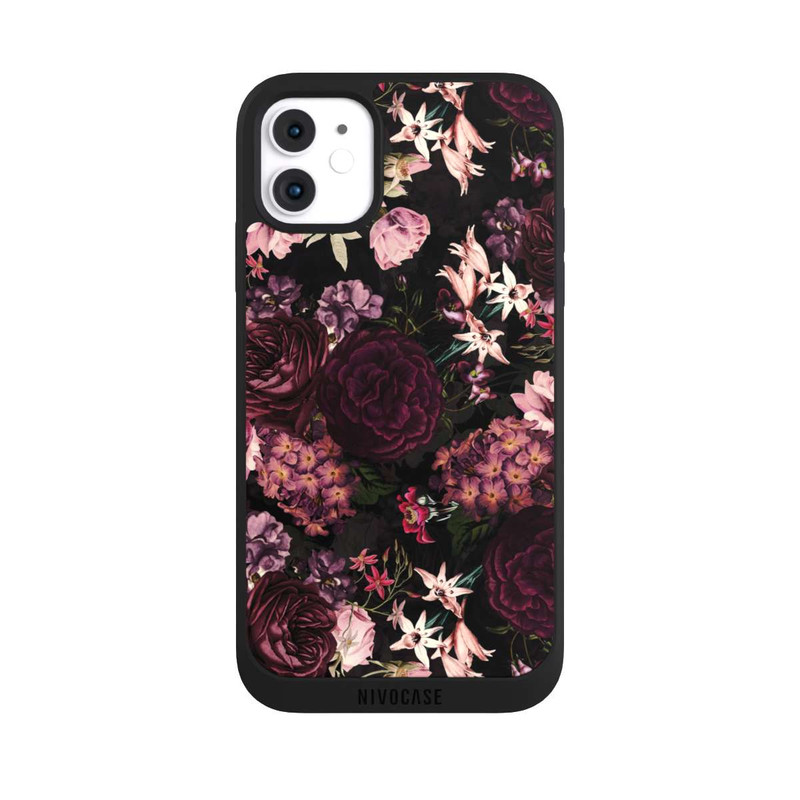 iPhone 11 NIVOpure Wallpaper Flower Dark Purple