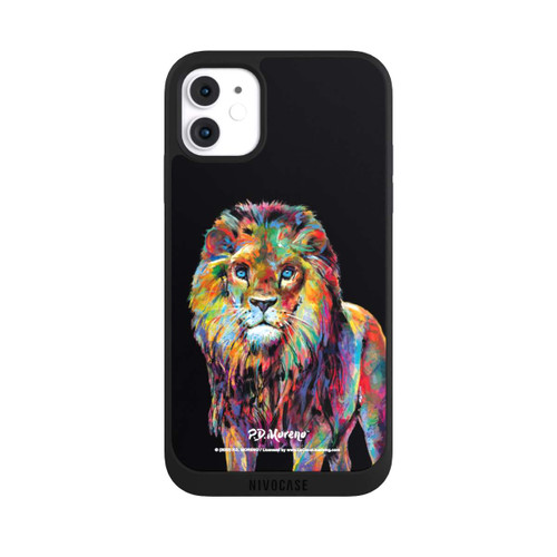 Apple iPhone 11 NIVOpure Löwe Bunte Kunst von P.D. Moreno