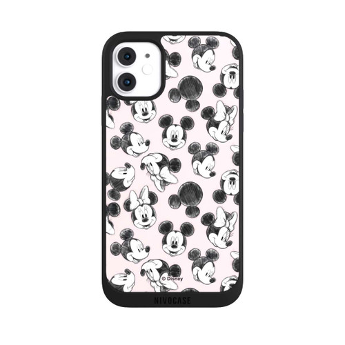 Apple iPhone 11 NIVOpure Minnie &amp; Mickey Viele Gesichter Pink