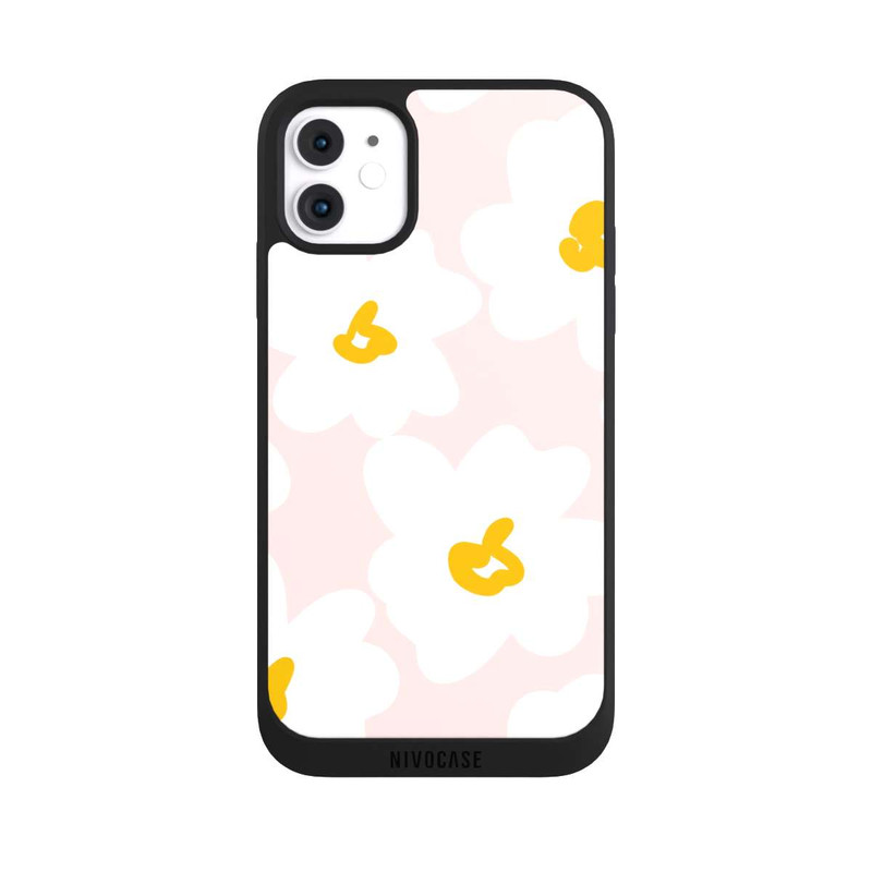 iPhone 11 NIVOpure Retro Flower Wall Daisy Apricot
