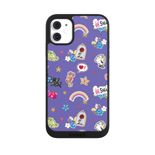 Apple iPhone 11 NIVOpure Princess Pattern Purple Disney Princess