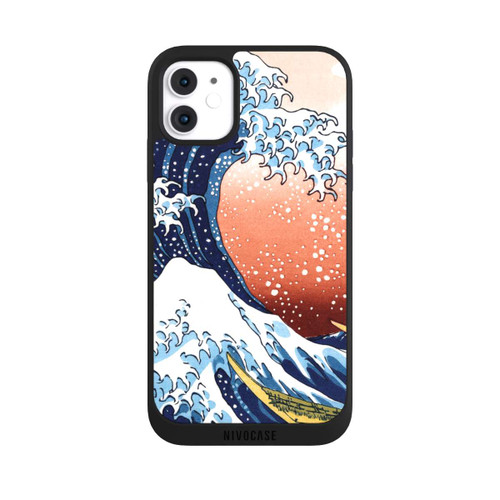 Apple iPhone 11 NIVOpure La Grande Vague de Kanagawa Rouge