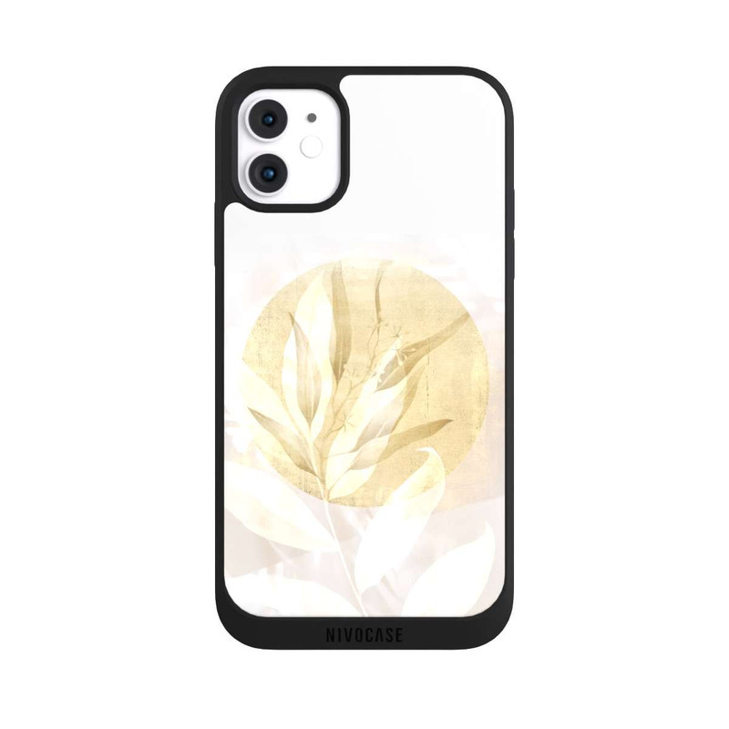 iPhone 11 NIVOpure Boho Gold Flower Art