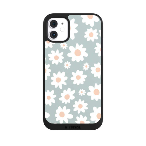 Apple iPhone 11 NIVOpure Gänseblümchen Muster grün