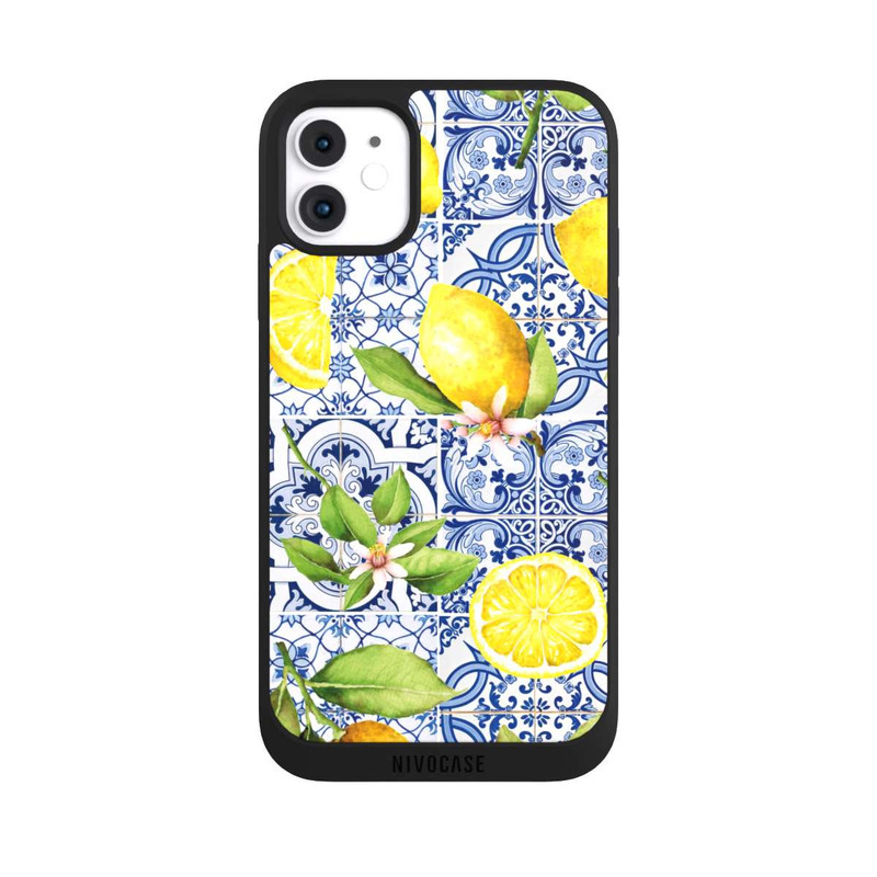 iPhone 11 NIVOpure Griechische Zitronen Muster