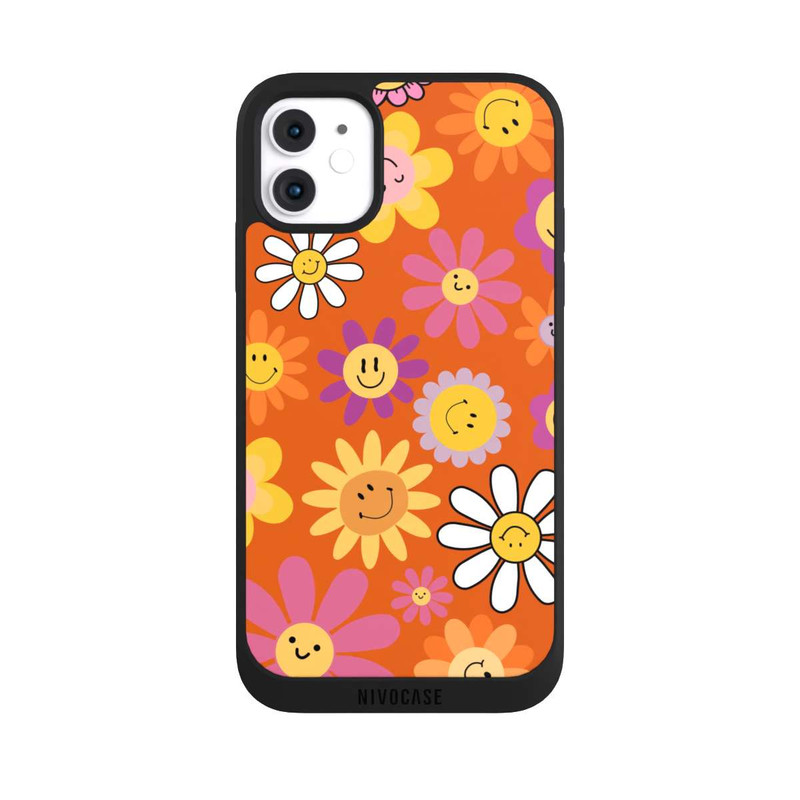 iPhone 11 NIVOpure Smiles Orange Flowers