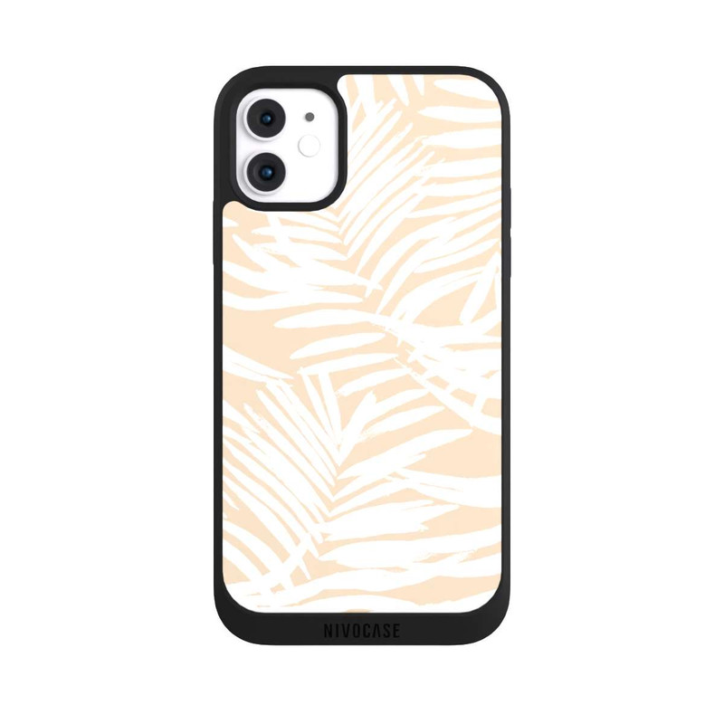 iPhone 11 NIVOpure Beige Boho Fern Background