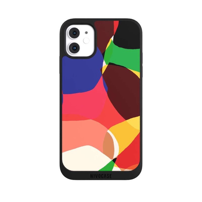 iPhone 11 NIVOpure Colorful Retro Shapes Background