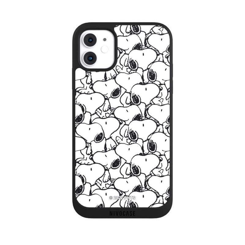 iPhone 11 NIVOpure Snoopy Pattern Black And White