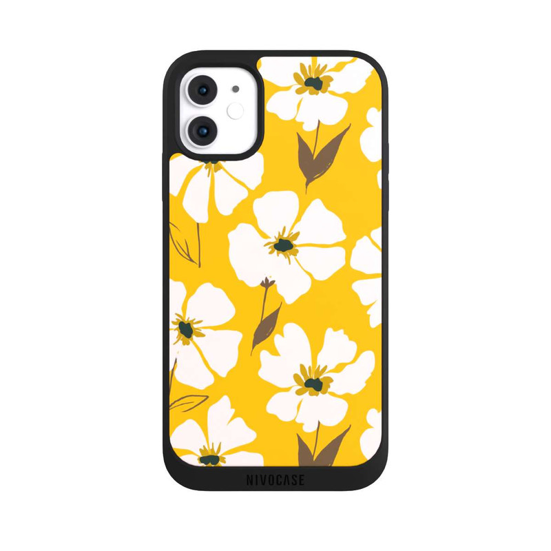 iPhone 11 NIVOpure Prairie Fleurie Ocre Jaune