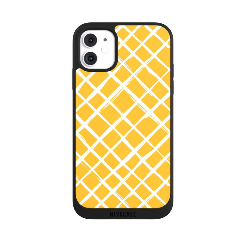 iPhone 11 NIVOpure Handgezeichnetes Karomuster