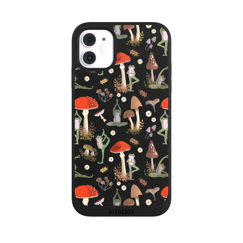 iPhone 11 NIVOpure Yoga Frogs with Mushrooms