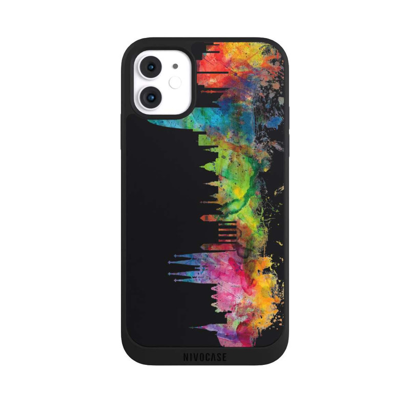 iPhone 11 NIVOpure Barcelona Spain Skyline Black
