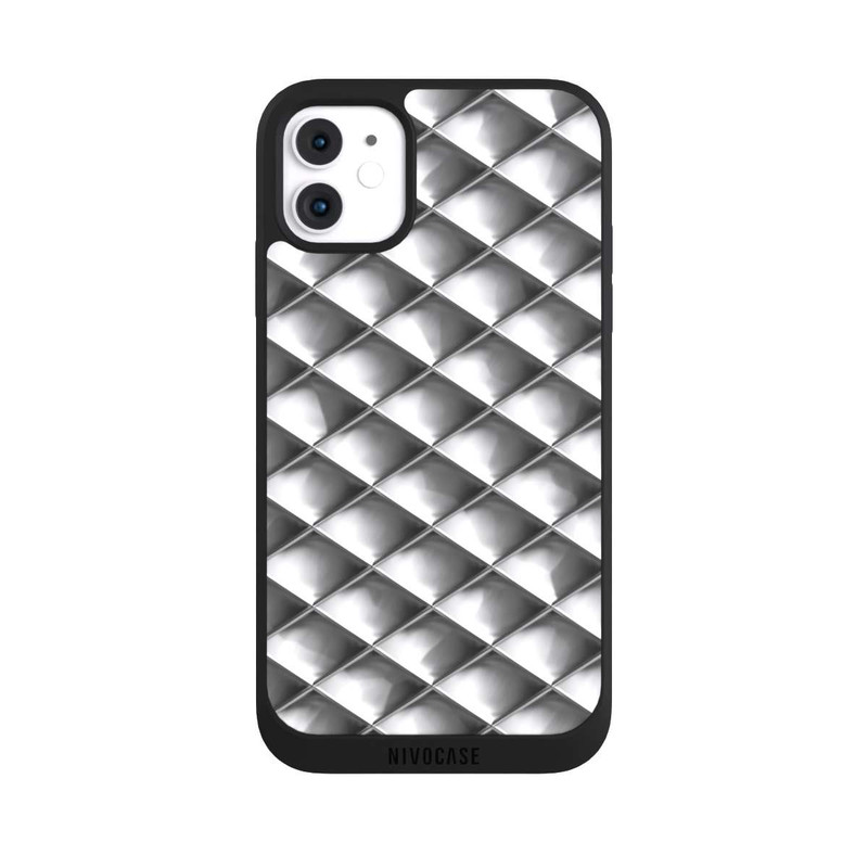 iPhone 11 NIVOpure Carrés argentés Glamour