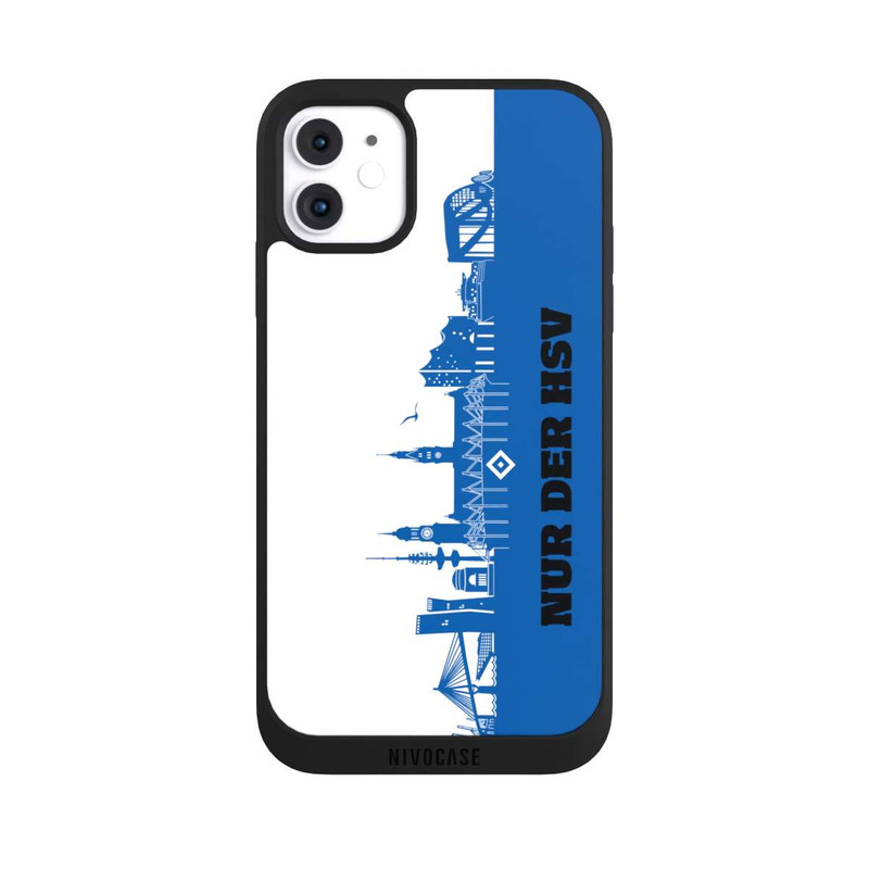 iPhone 11 NIVOpure HSV Skyline Blau Weiß