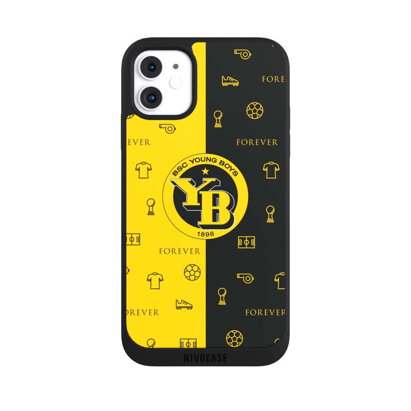 iPhone 11 NIVOpure BSC YB Gelb Schwarz Muster