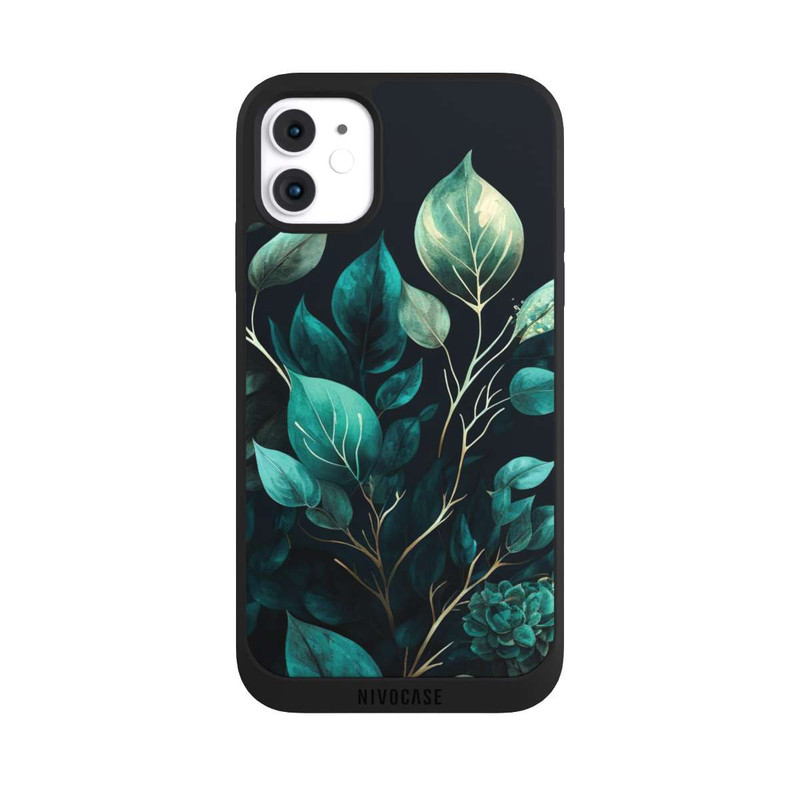 iPhone 11 NIVOpure Eukalyptus dunkler Hintergrund