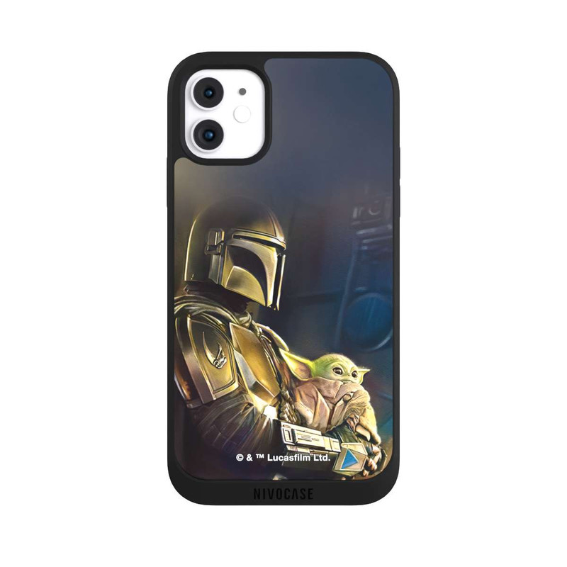 iPhone 11 NIVOpure Mandalorianer und Grogu im Schiff
