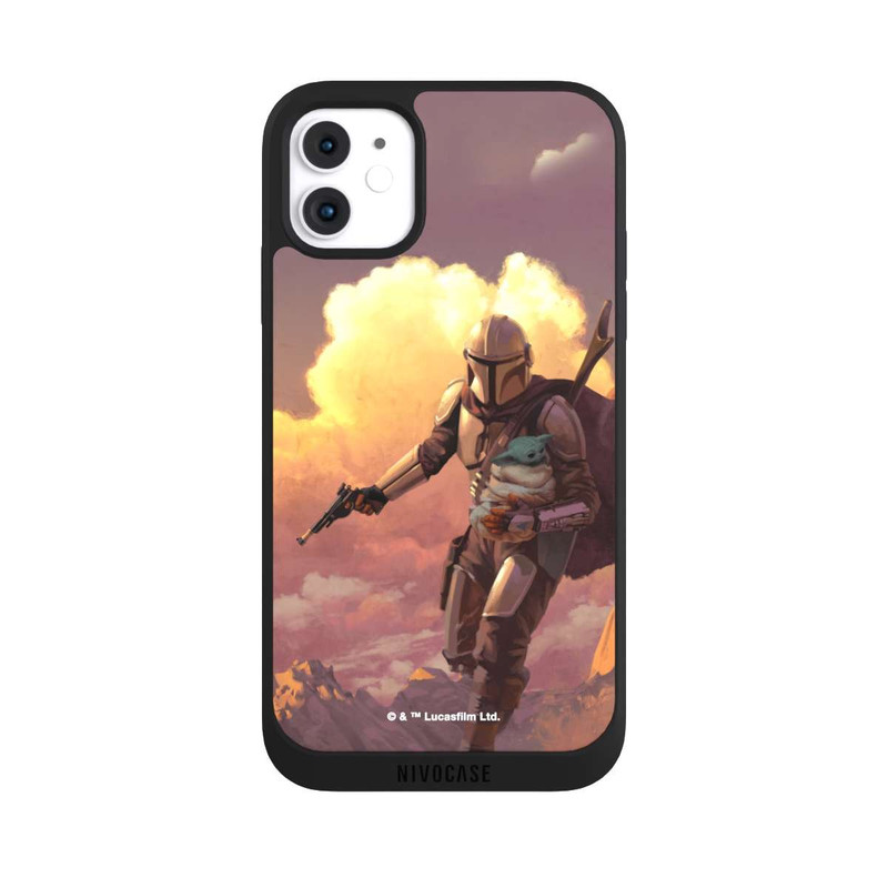 iPhone 11 NIVOpure Der Mandalorianer und Grogu Sonnenguntergang Wolken