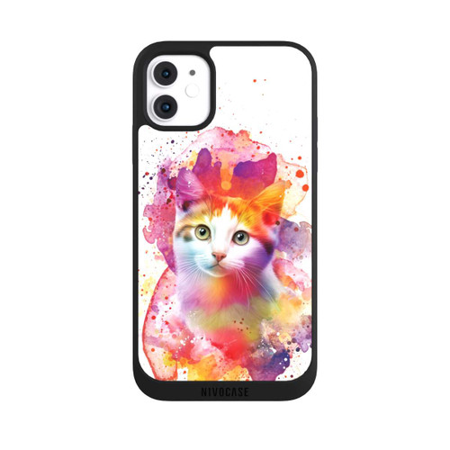 Apple iPhone 11 NIVOpure Happy Kitty White