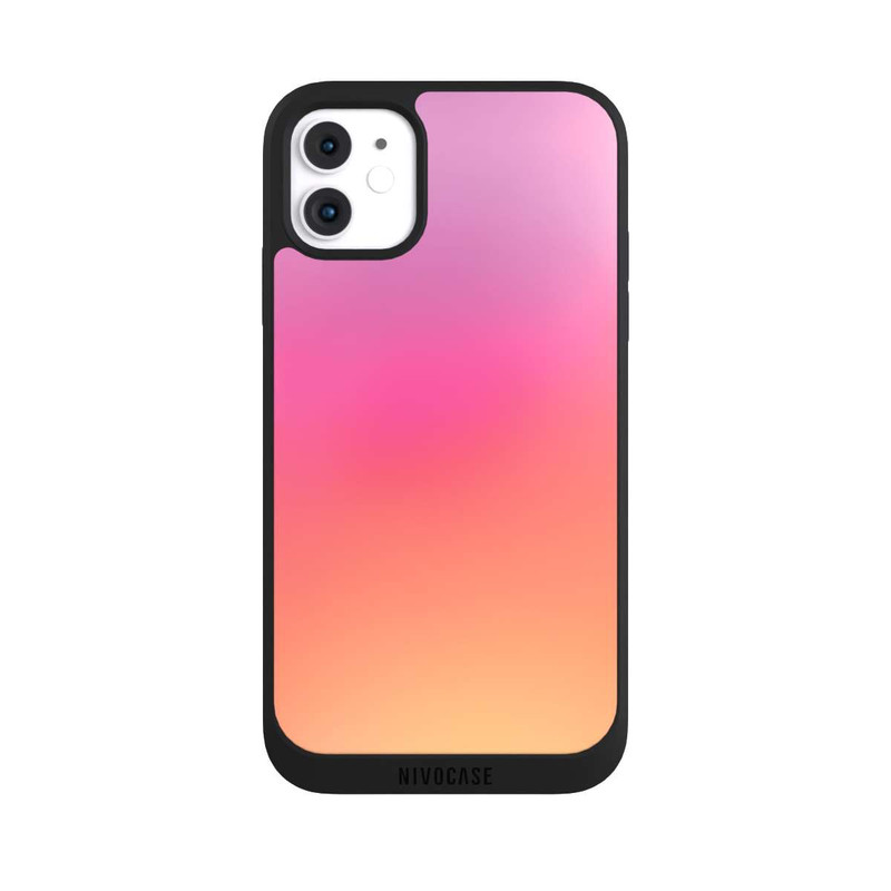 iPhone 11 NIVOpure Pastell Pink Glitch