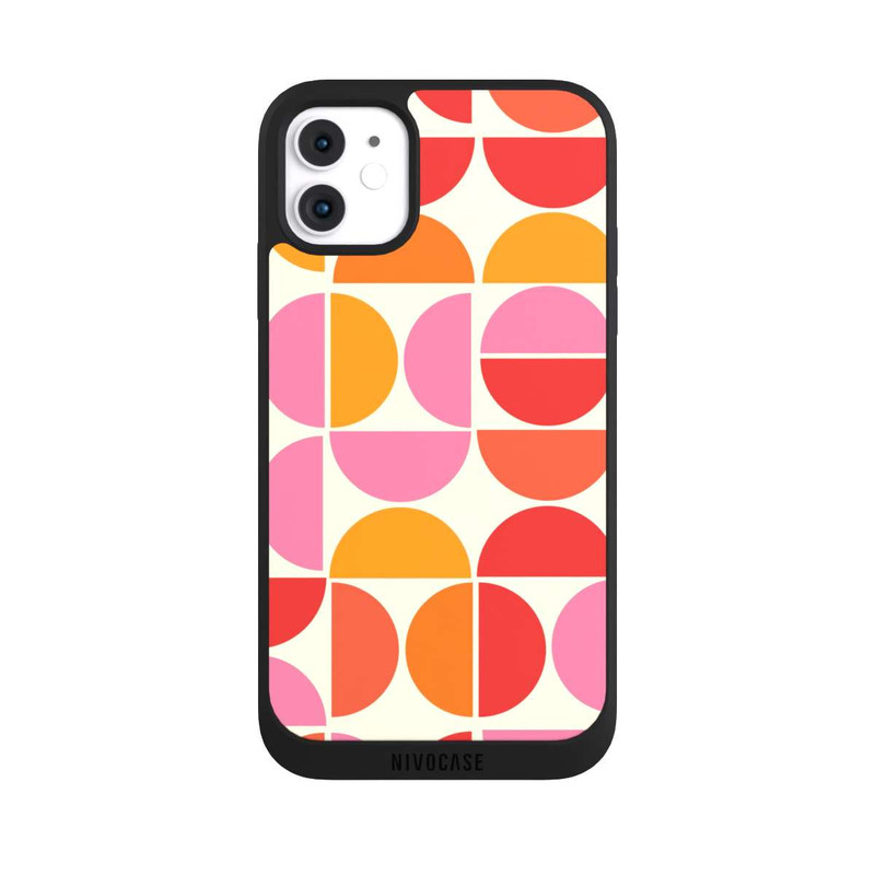 iPhone 11 NIVOpure Retro Trend Pattern Orange