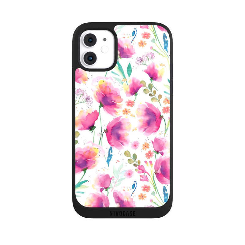 iPhone 11 NIVOpure Watercolor Abstract Poppies