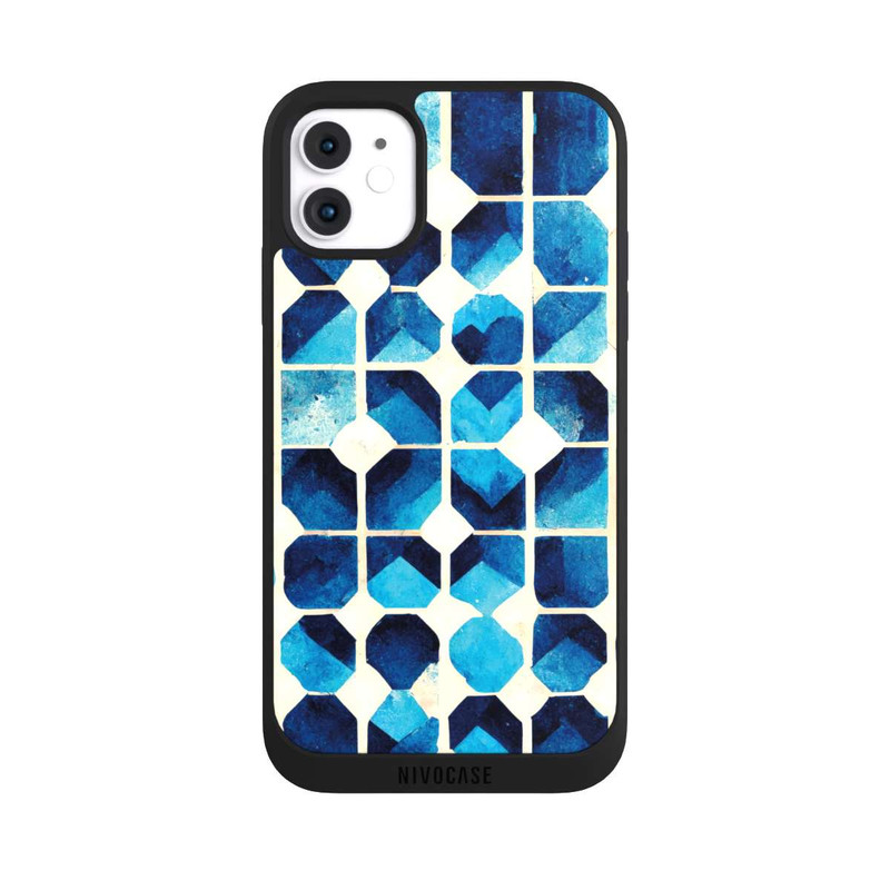 iPhone 11 NIVOpure Motif bleu